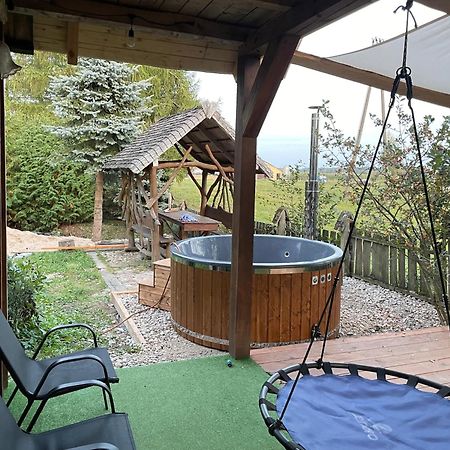 Dom Z Sauna - Lugiele Dzierwiany Exterior photo
