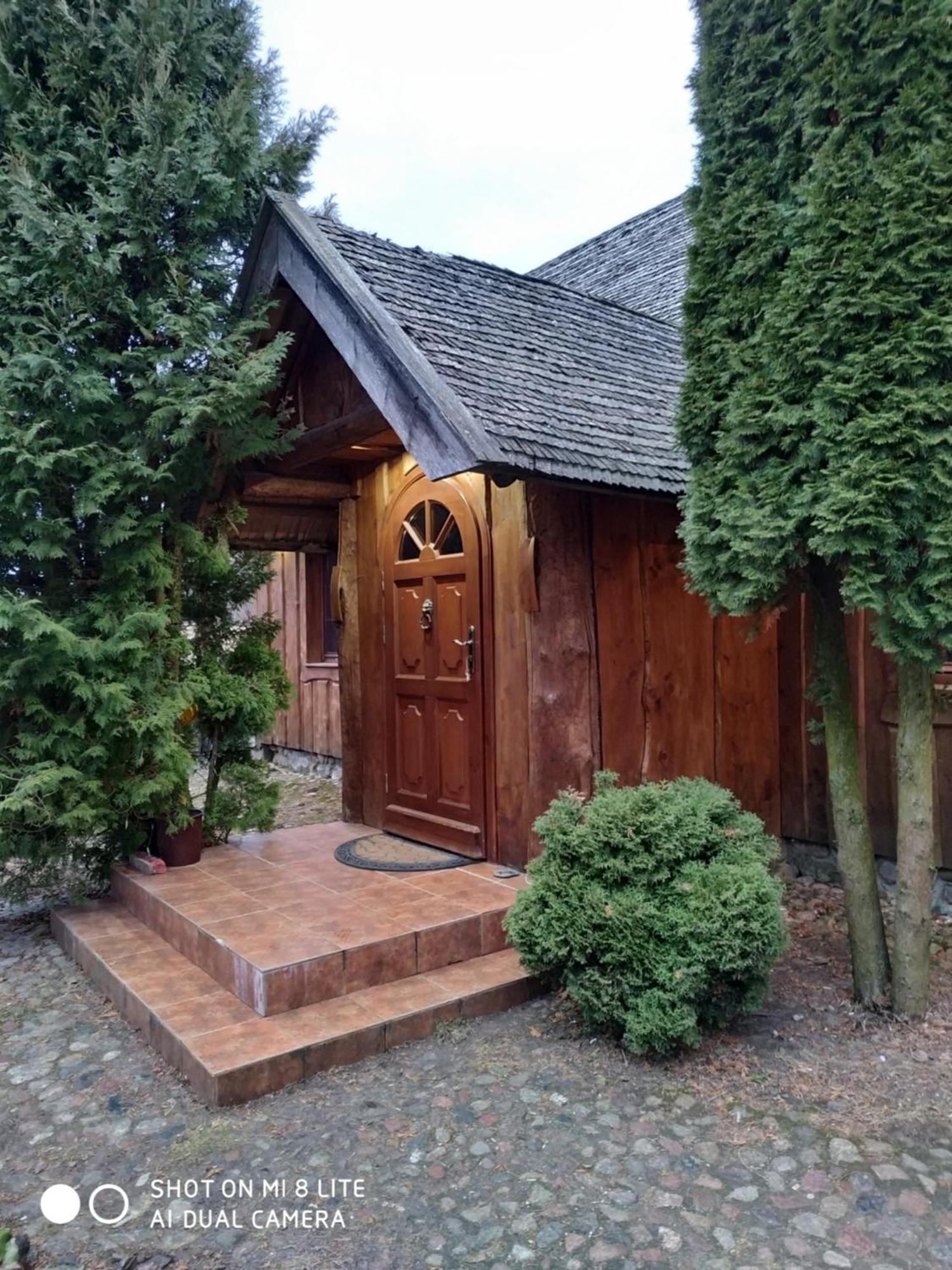 Dom Z Sauna - Lugiele Dzierwiany Exterior photo